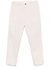 Nine In The Morning Light Beige Chino Pants With Functional Pockets In White