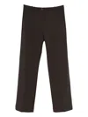 Nine In The Morning Logo-patch Trousers In Brown