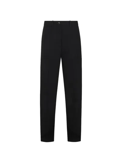 Nine In The Morning Logo-patch Trousers In Black