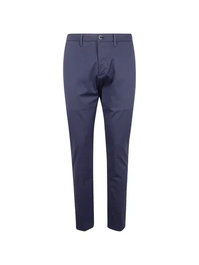 Nine In The Morning Logo-patch Trousers In Blue