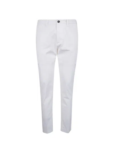 Nine In The Morning Logo-patch Trousers In White