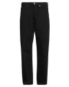 Nine In The Morning Classic Black Straight Leg Jeans In Black