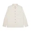 Nine In The Morning Man  Jonas Overshirt Man In White