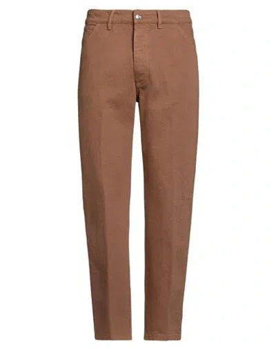 Nine In The Morning Man Pants Brown Size 34 Cotton