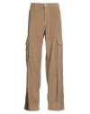 Nine In The Morning Man Pants Camel Size 26 Cotton, Elastane In Neutral