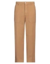 Nine In The Morning Man Pants Camel Size 33 Cotton In Beige