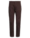 Nine In The Morning Man Pants Dark Brown Size 30 Cotton, Elastane