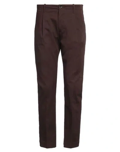 Nine In The Morning Man Pants Dark Brown Size 30 Cotton, Elastane