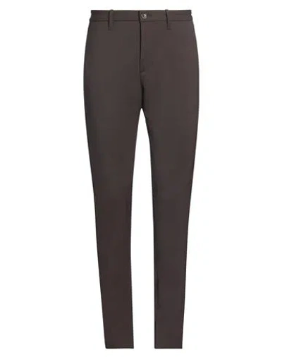 NINE IN THE MORNING NINE IN THE MORNING MAN PANTS DARK BROWN SIZE 30 POLYESTER, WOOL, ELASTANE