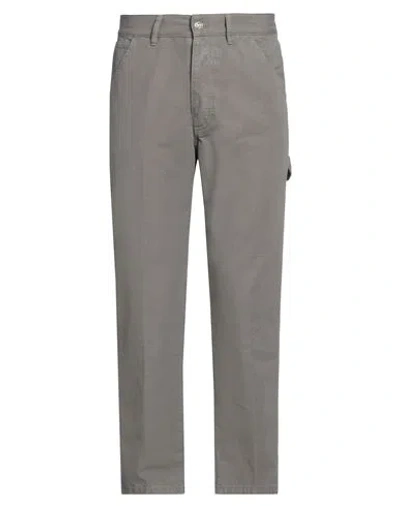 NINE IN THE MORNING NINE IN THE MORNING MAN PANTS GREY SIZE 31 COTTON, ELASTANE