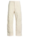 Nine In The Morning Man Pants Ivory Size 31 Cotton In Neutral