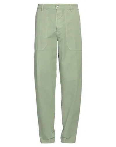 Nine In The Morning Man Pants Light Green Size 34 Cotton, Elastane