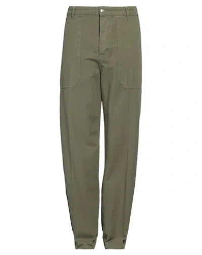 Nine In The Morning Man Pants Military Green Size 36 Cotton, Elastane