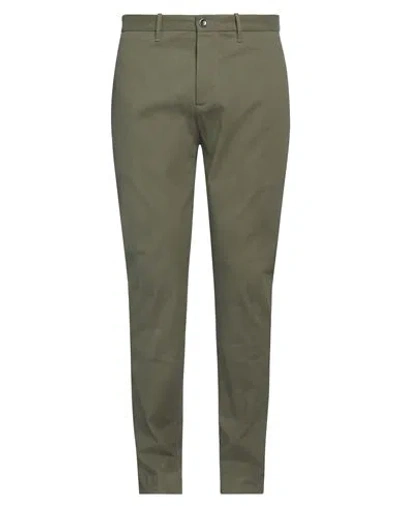 Nine In The Morning Man Pants Military Green Size 38 Cotton, Elastane