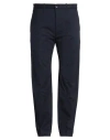 Nine In The Morning Man Pants Navy Size 38 Cotton, Elastane In Blue