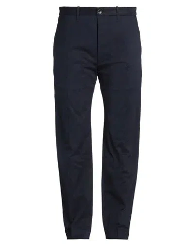 Nine In The Morning Man Pants Navy Size 38 Cotton, Elastane In Blue