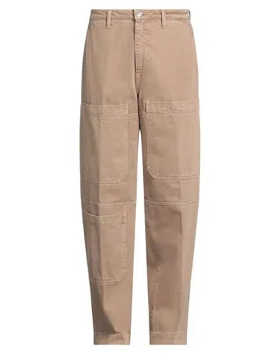 Nine In The Morning Man Pants Sand Size 30 Cotton In Beige
