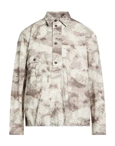 Nine In The Morning Man Shirt Light Grey Size L Cotton In Neutral