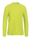 Nine In The Morning Man Sweater Acid Green Size Xl Virgin Wool