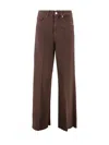 Nine In The Morning Mid-rise Trousers In Brown