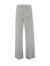 Nine In The Morning Mid-rise Trousers In Gray