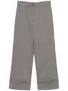 Nine In The Morning Mina Trousers In Grey