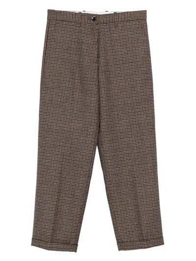 NINE IN THE MORNING MONTANA TROUSERS WITH CHECK PATTERN NINE IN THE MORNING