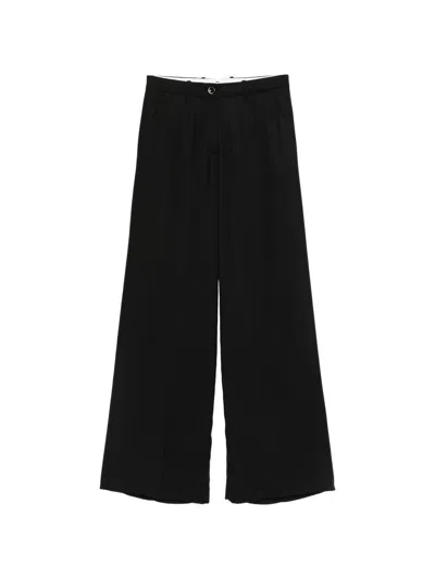 Nine In The Morning Nadia Nero Lyocell Trousers In Multi