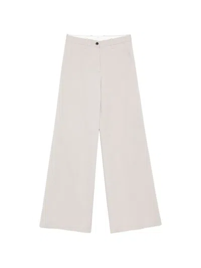Nine In The Morning Nadia Trousers In Neutral