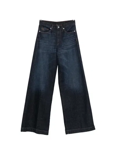 Nine In The Morning Nadia Wide-leg Jeans In Blue