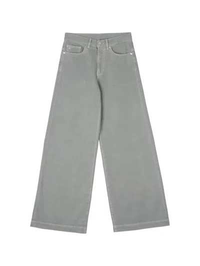 Nine In The Morning Nadia Wide-leg Jeans In Gray