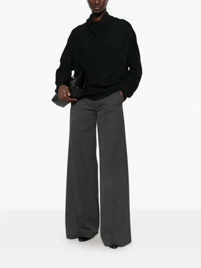 Nine In The Morning Nadia Wide-leg Tailored Trousers In Gray