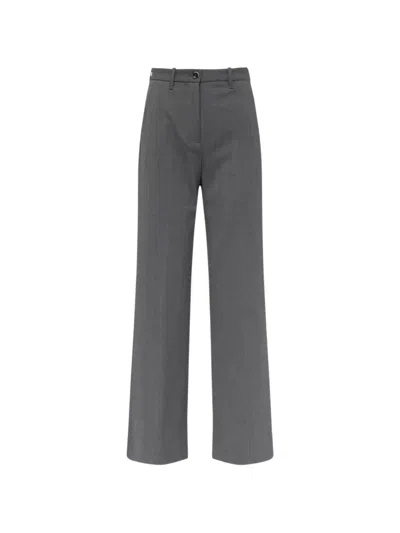 Nine In The Morning Nala Palazzo Pants In Gray