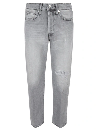 Nine In The Morning Nathan Straight Jeans In Light Grey