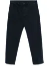 Nine In The Morning Logo-label Corduroy Trousers In Navy Blue
