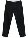 Nine In The Morning Navy Blue Chino Pants In Black