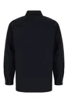 Nine In The Morning Navy Blue Cotton Blend Jacket In Blu Navy