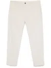 Nine In The Morning Tapered Trousers In Neutrals