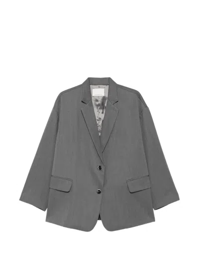 Nine In The Morning Notched-lapel Single-breasted Jacket In Gray