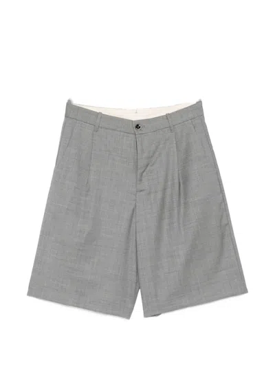 Nine In The Morning Odell Pleated Shorts In Multi