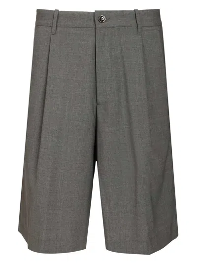 Nine In The Morning Odell Shorts Fresco Lana Trousers Grey In Gray