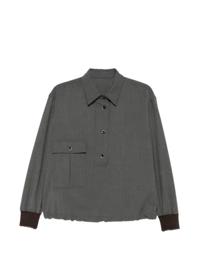 Nine In The Morning Odette Hemdjacke In Gray