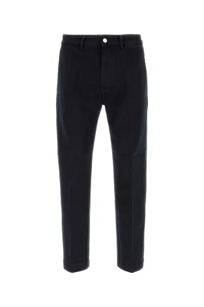 Nine In The Morning Midnight Blue Cotton Tim Pant