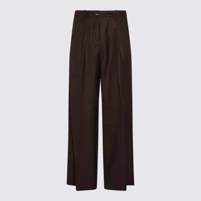 Nine In The Morning Pantaloni Marrone In Brown