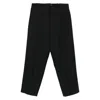 Nine In The Morning Relaxed-fit Black Trousers With Pleated Front Design In Black
