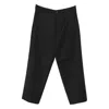 Nine In The Morning Relaxed-fit Black Trousers With Pleated Front Design In Black