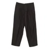 Nine In The Morning Pleated Trousers In Brown