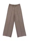 Nine In The Morning Pants In Brown