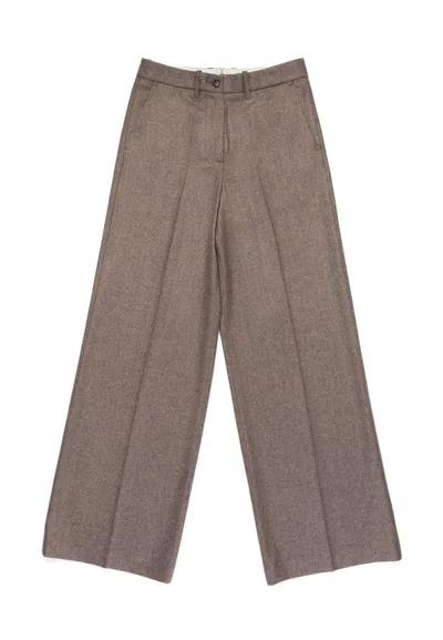 Nine In The Morning Pants In Brown