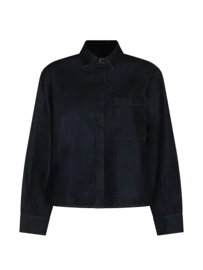 Nine In The Morning Patch-pocket Shirt In Blue